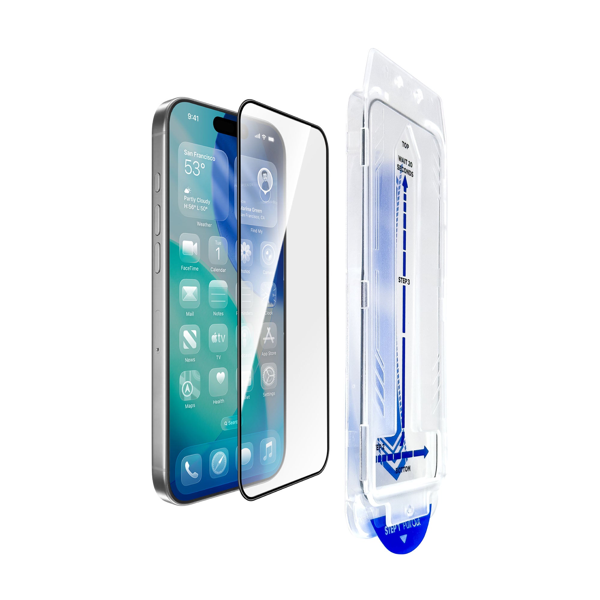 Torrii iPhone 17 Bodyglass Screen Protector - Full Coverage Torrii iPhone 17 Bodyglass Screen Protector - Full Coverage